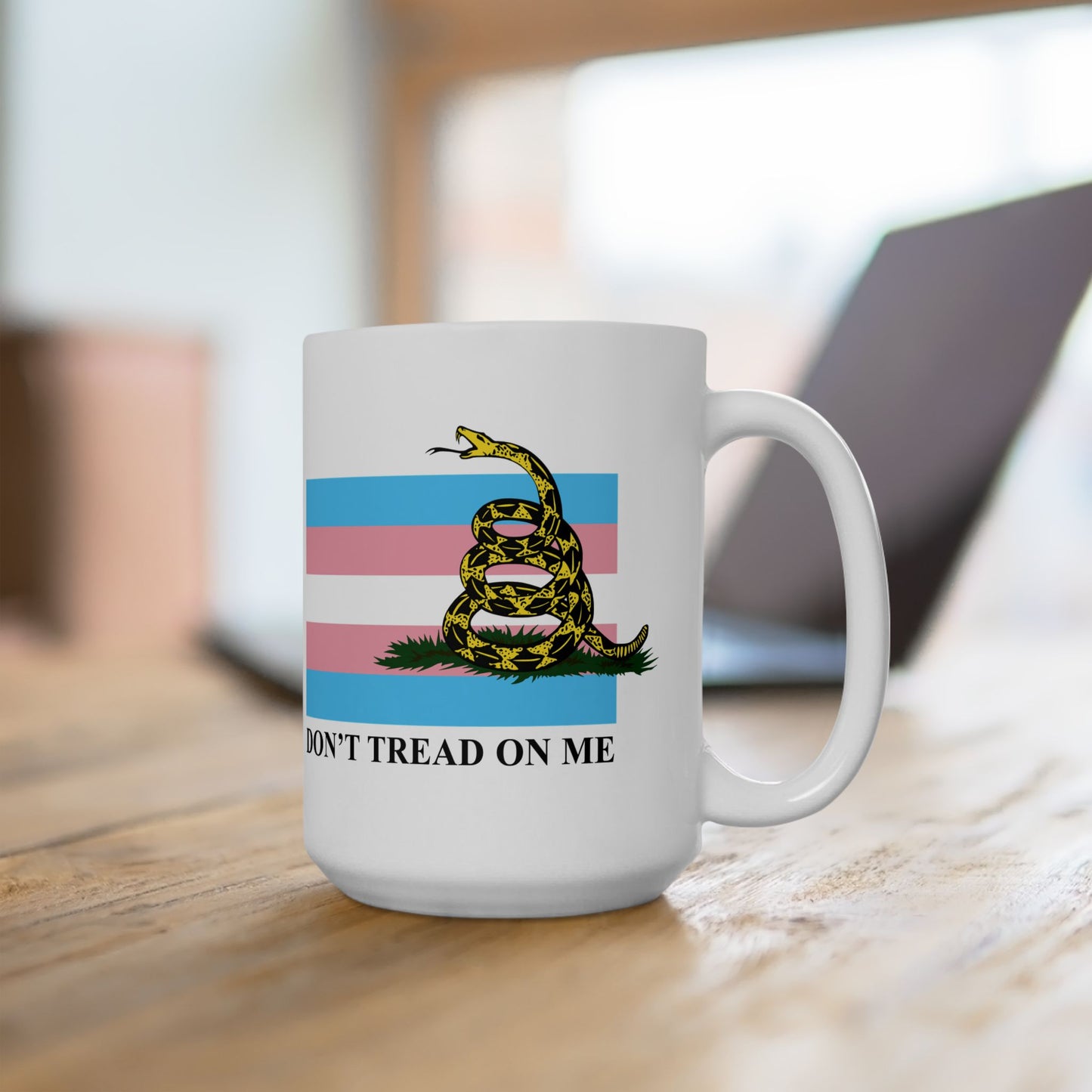 Trans Pride - Don't Tread On Me - Mug (11oz, 15oz)