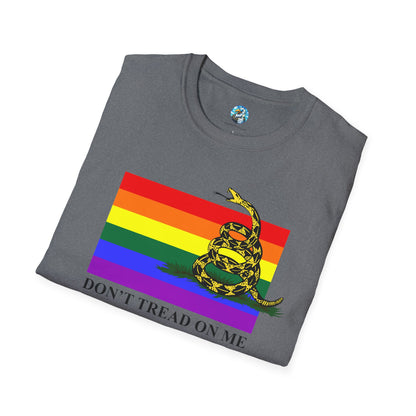 Pride Flag - Don't Tread On Me - T-Shirt