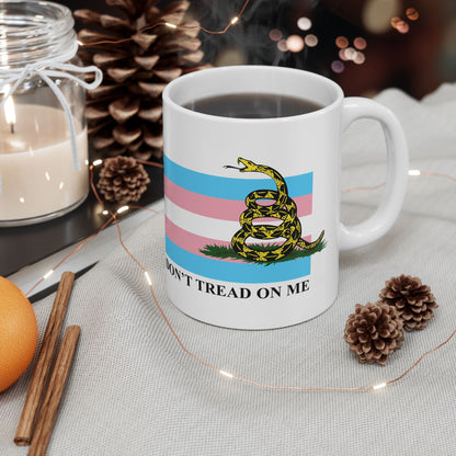 Trans Pride - Don't Tread On Me - Mug (11oz, 15oz)