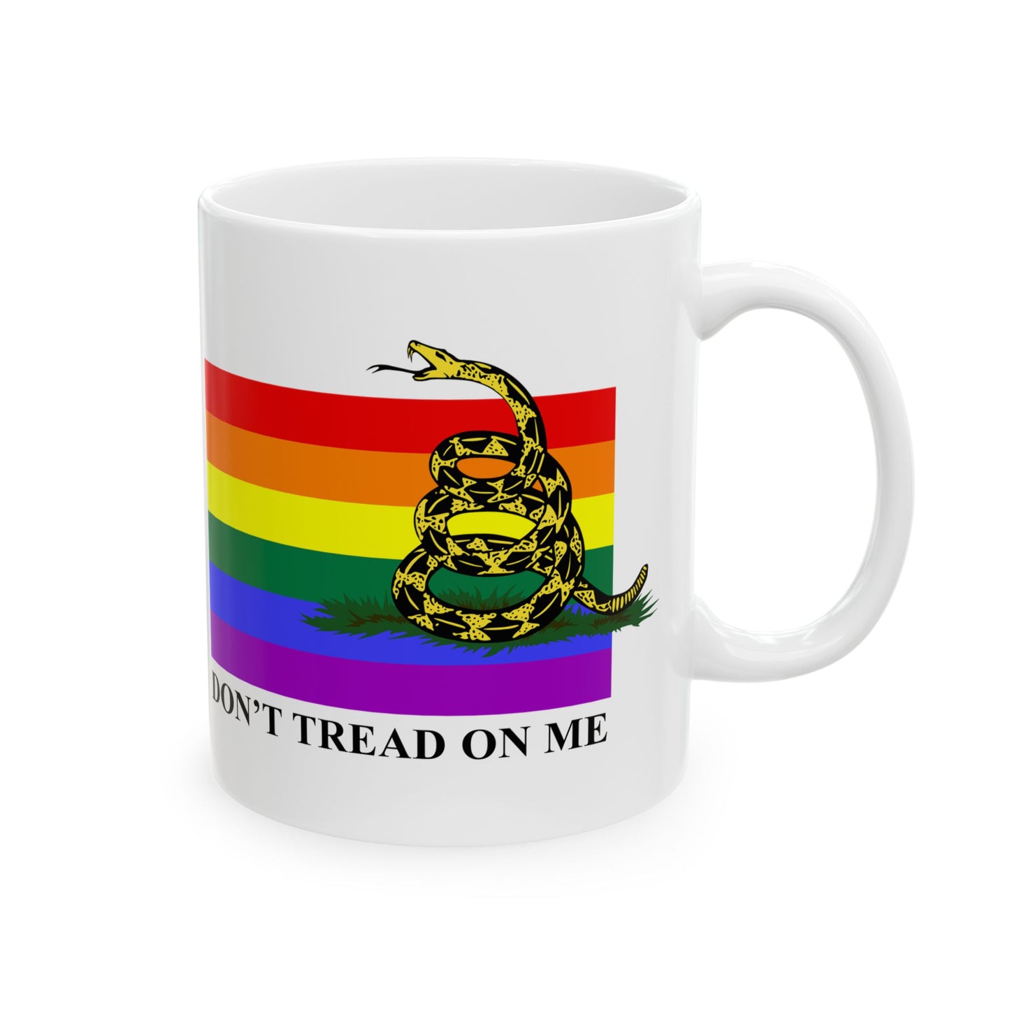 Pride Flag - Don't Tread On Me - Mug (11oz, 15oz)