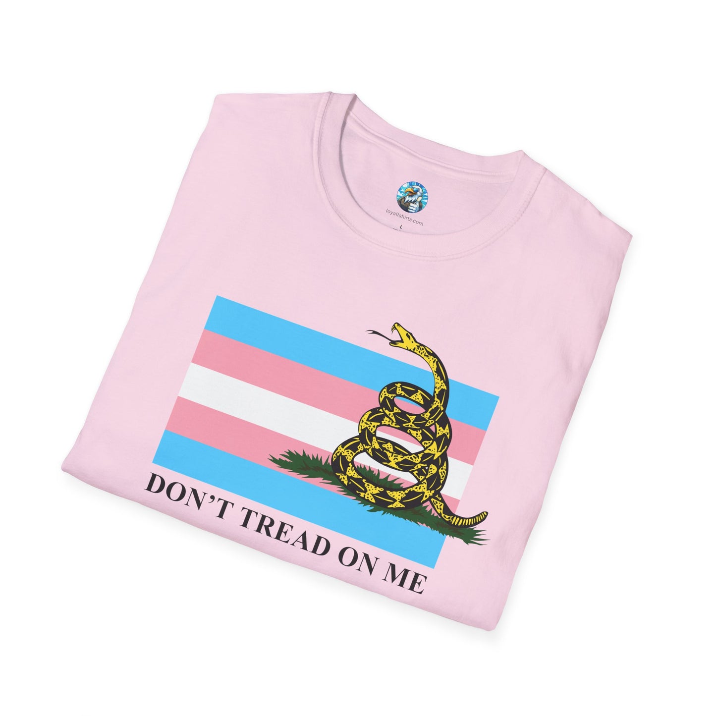 Trans Pride Flag - Don't Tread On Me - T-Shirt