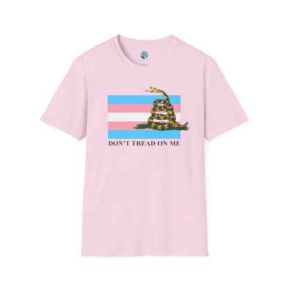 Trans Pride Flag - Don't Tread On Me - T-Shirt