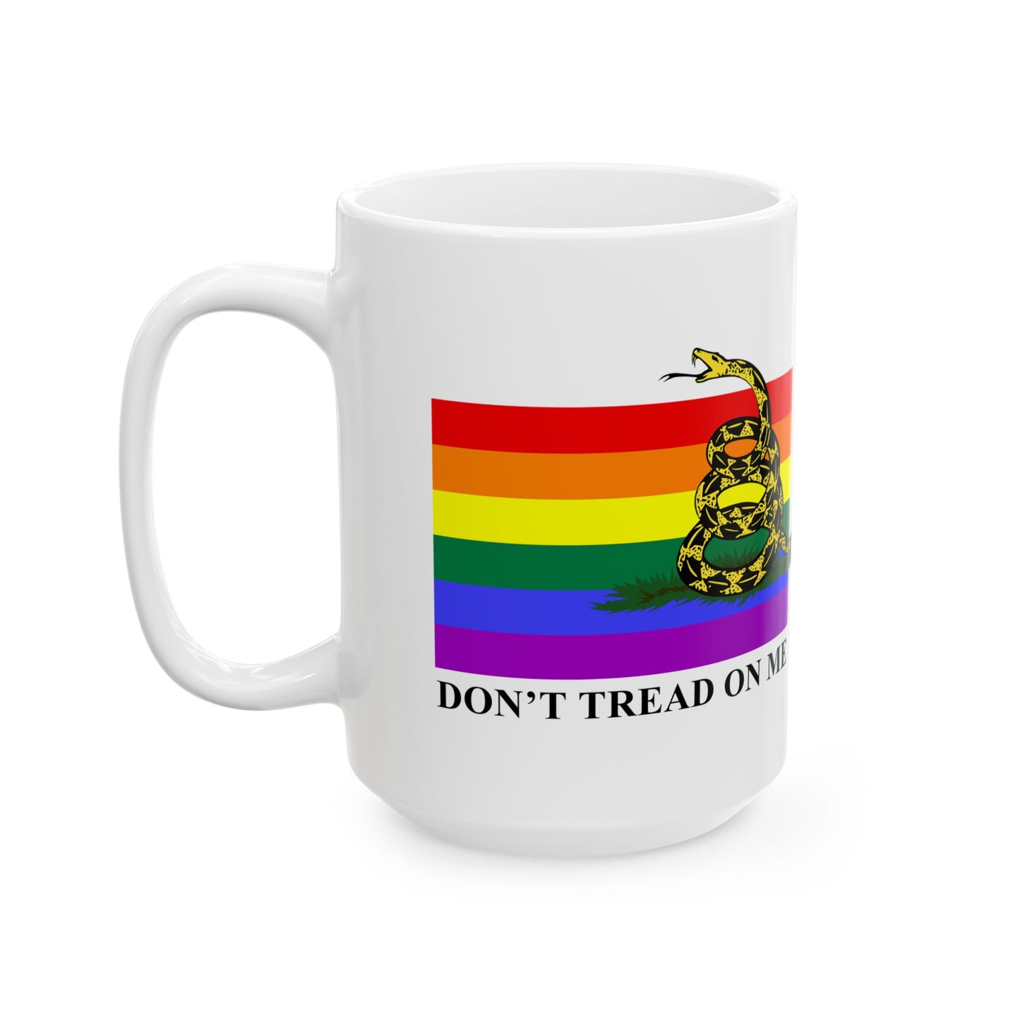 Pride Flag - Don't Tread On Me - Mug (11oz, 15oz)