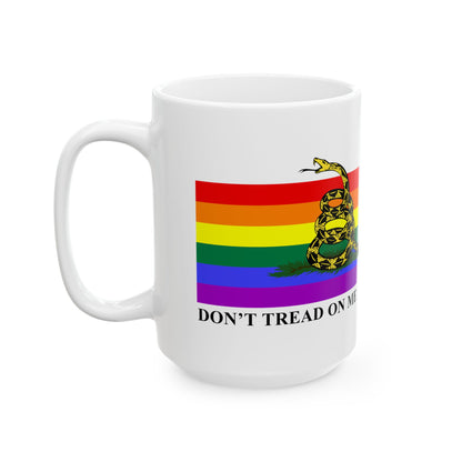 Pride Flag - Don't Tread On Me - Mug (11oz, 15oz)