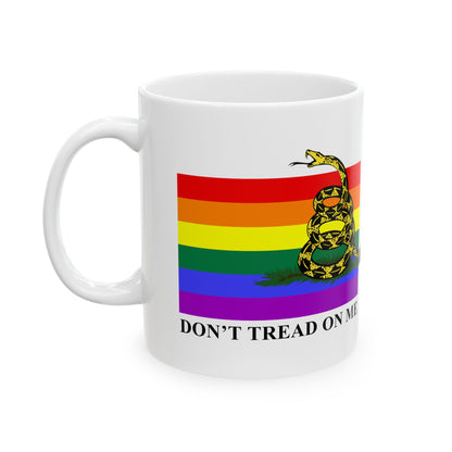 Pride Flag - Don't Tread On Me - Mug (11oz, 15oz)