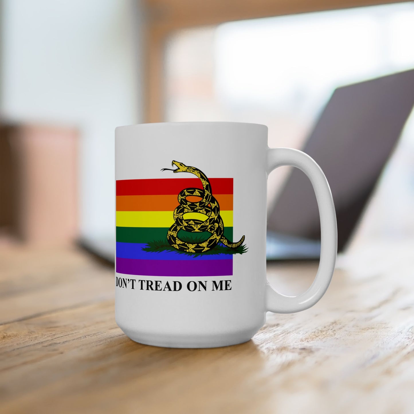 Pride Flag - Don't Tread On Me - Mug (11oz, 15oz)