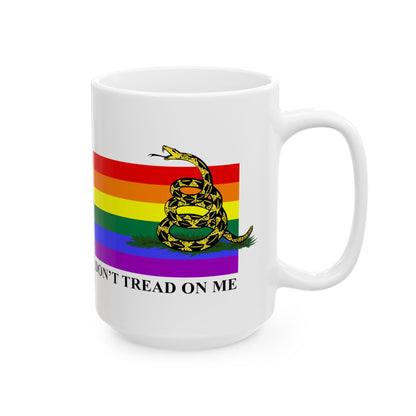 Pride Flag - Don't Tread On Me - Mug (11oz, 15oz)