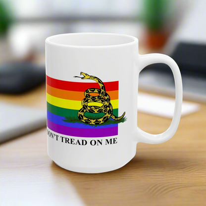 Pride Flag - Don't Tread On Me - Mug (11oz, 15oz)