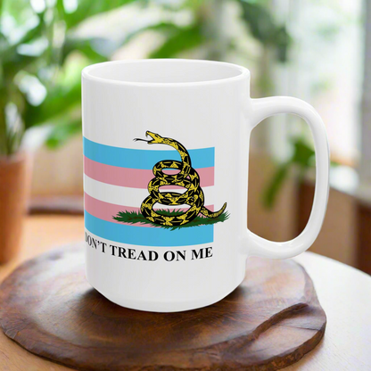 Trans Pride - Don't Tread On Me - Mug (11oz, 15oz)