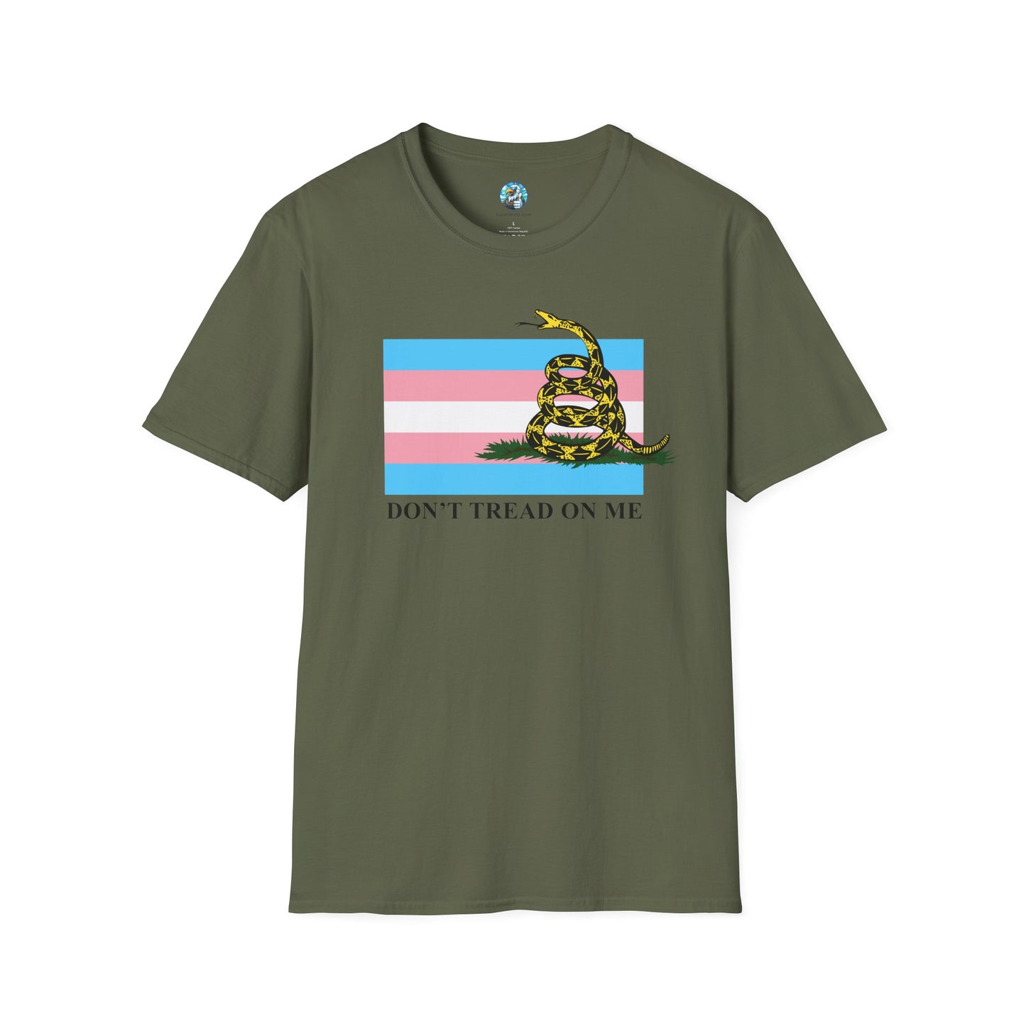 Trans Pride Flag - Don't Tread On Me - T-Shirt