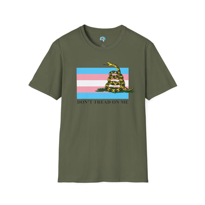 Trans Pride Flag - Don't Tread On Me - T-Shirt