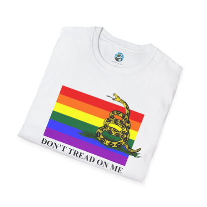 Pride Flag - Don't Tread On Me - T-Shirt