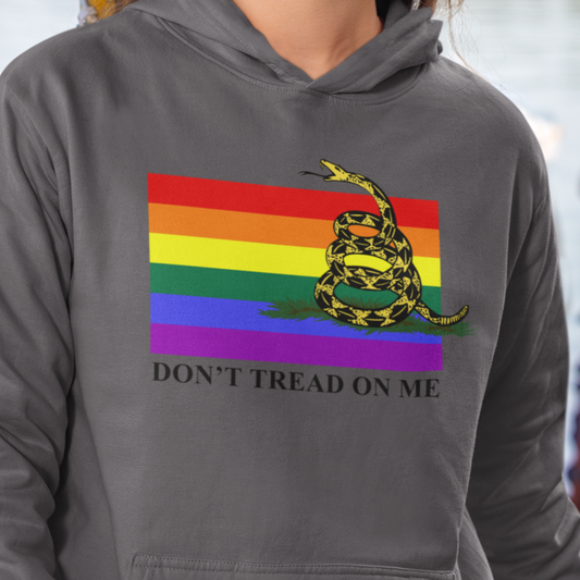 Pride Flag - Don't Tread On Me - Hoodie